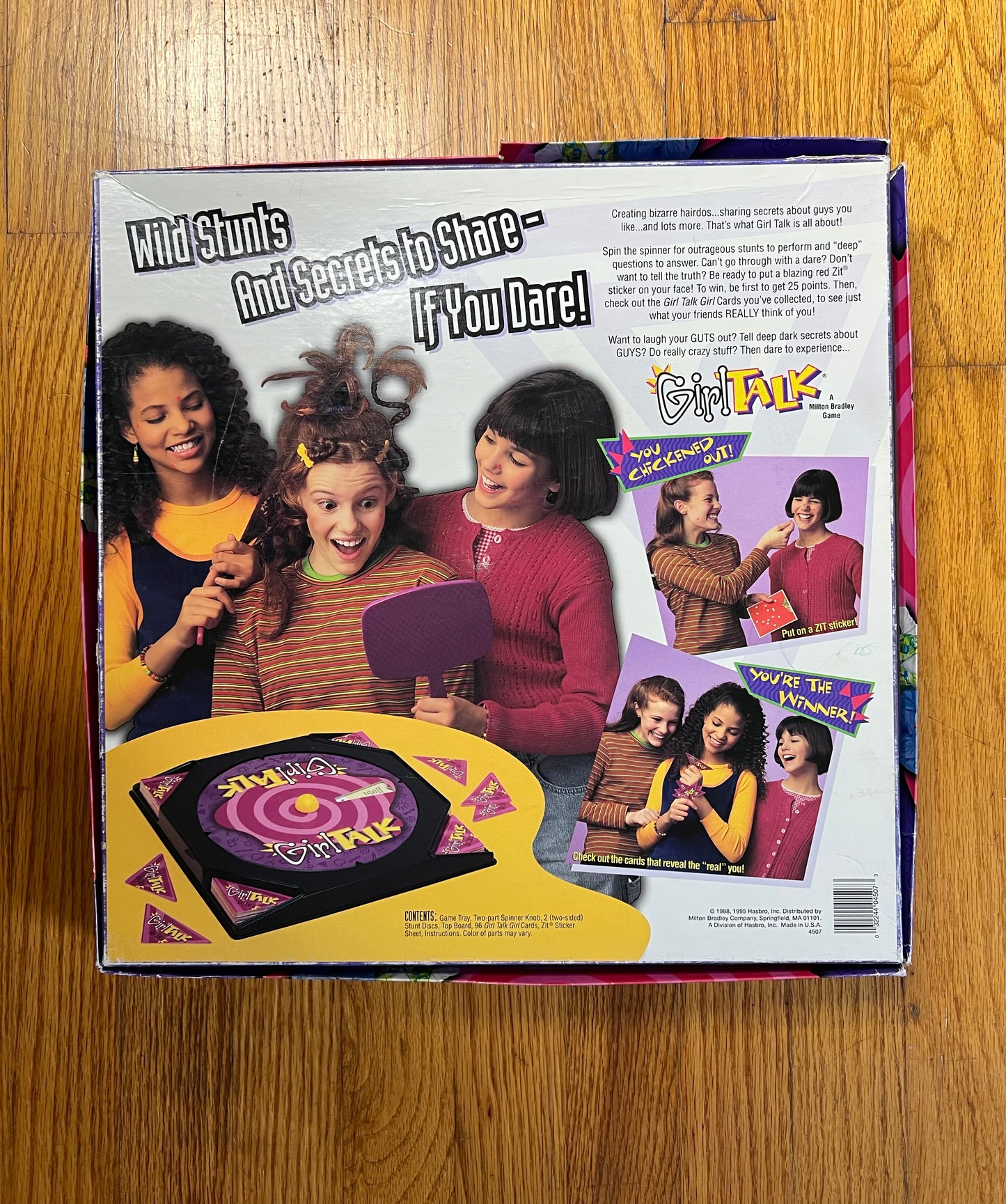 1995 Girl Talk Board Game