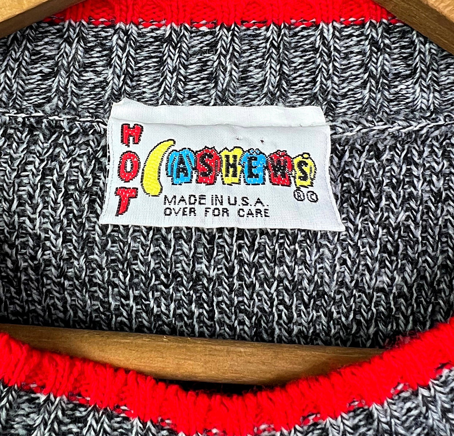 80’s TOUCHDOWN Rainbow Sweater Kids Size XL, Adult Sz XS