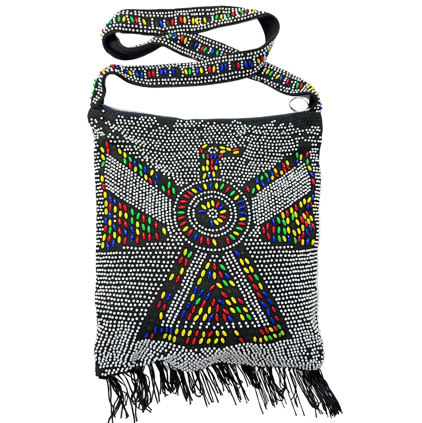 70’s Beaded Thunderbird Fringe Purse