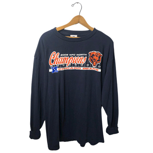2005 Chicago Bears Football Long Sleeve Tee Size X-Large