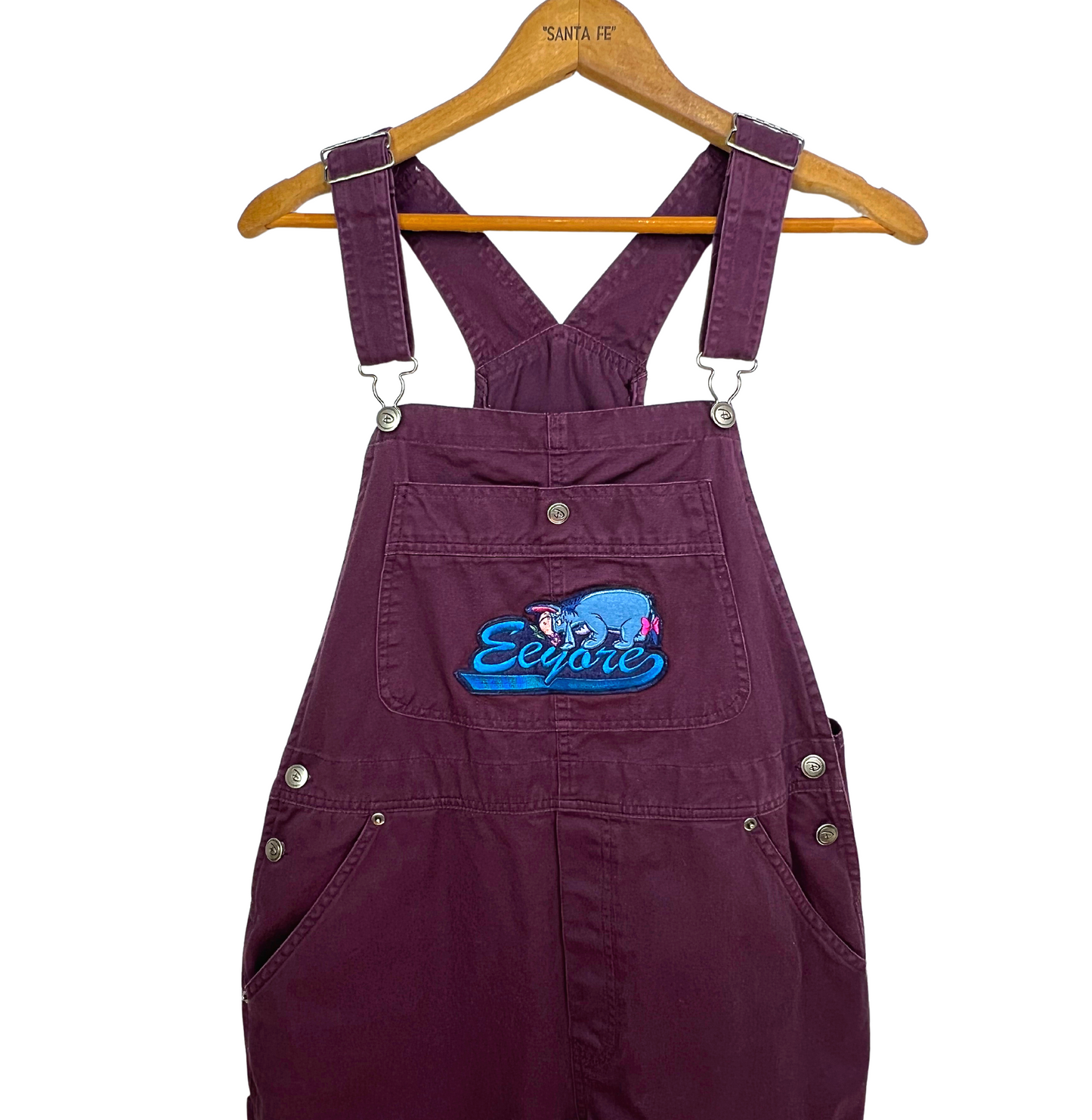 90’s Disney Eeyore Winnie the Pooh Overalls Size Large