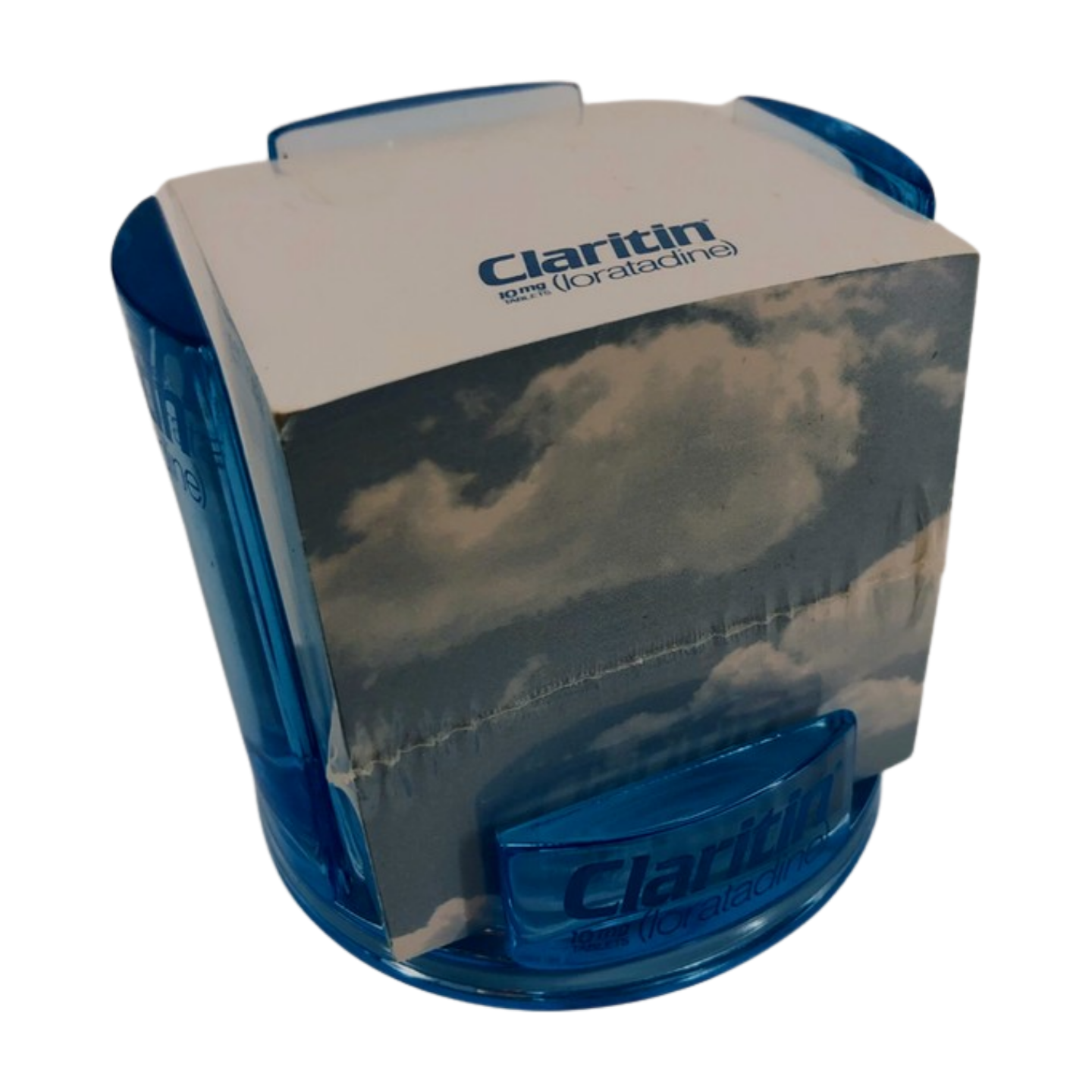 Claritin Allergy Medicine Pharmaceutical Prescription Sticky Notepad & Holder