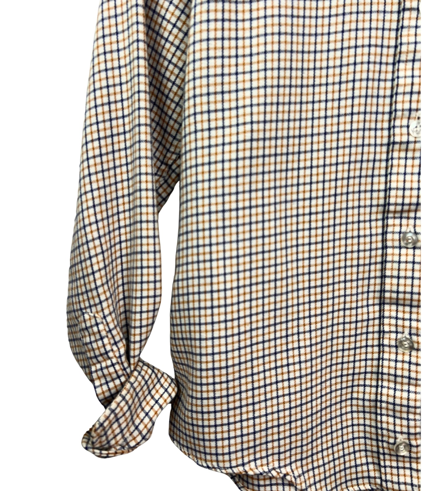 90's LL Bean Plaid Flannel Buttondown Shirt Wms Size 8