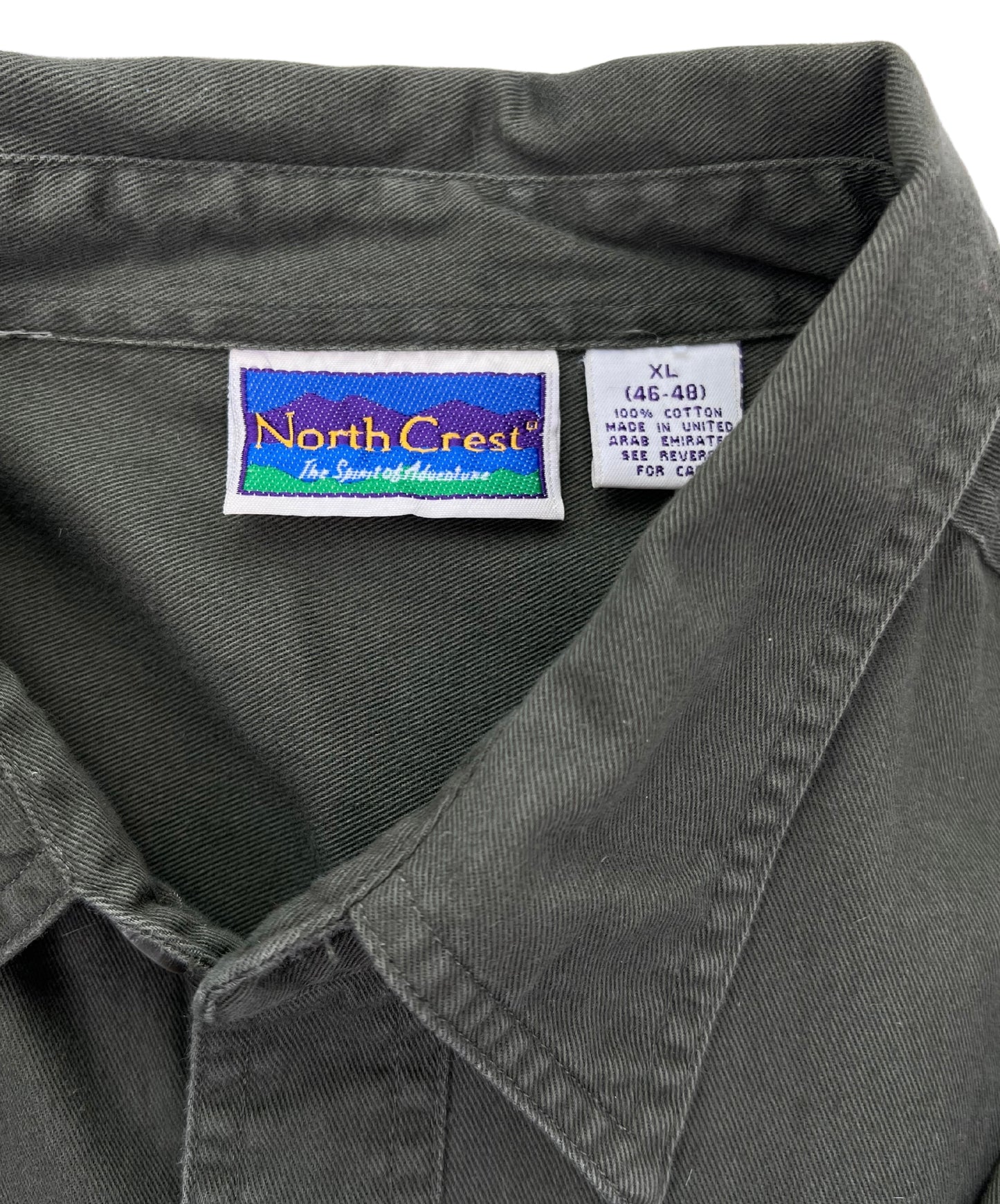 90’s Army Green Cargo Buttondown Shirt Size XL