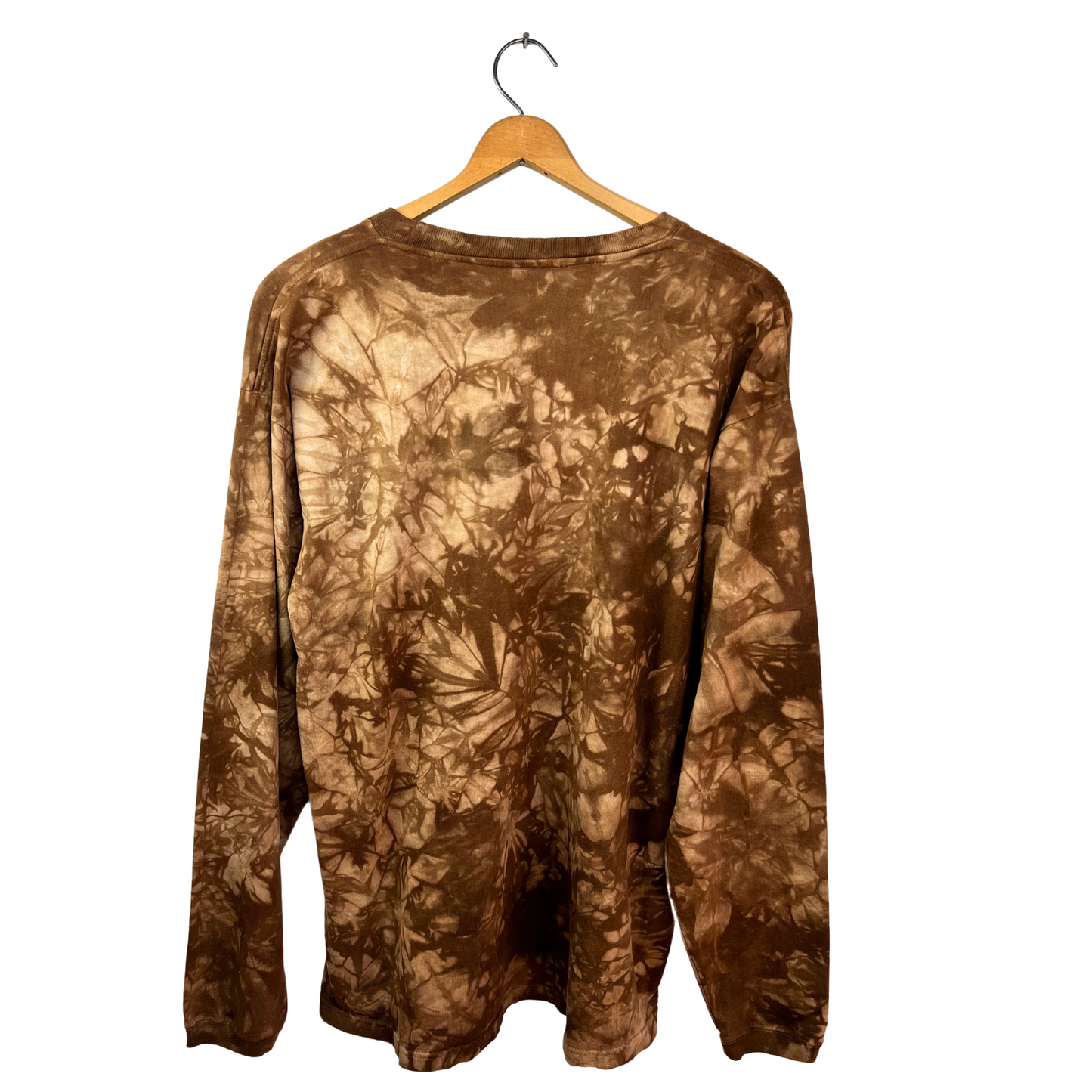 90's Whitetail Deer Tie Dye Long Sleeve Tee Size Large