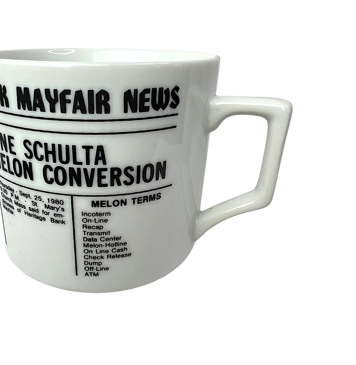 80s Funny Inside Joke Melon Incident Coffee Mug