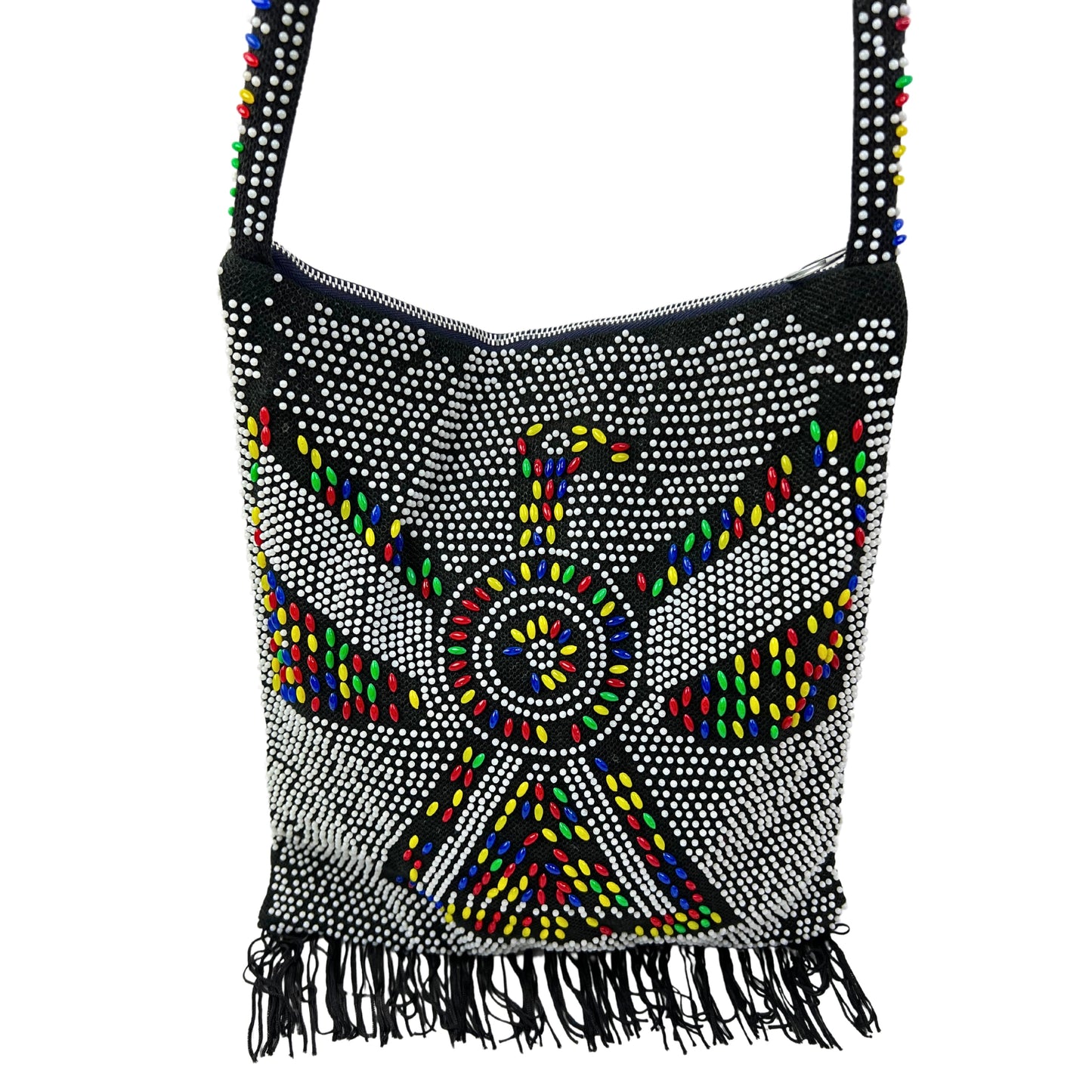 70’s Beaded Thunderbird Fringe Purse