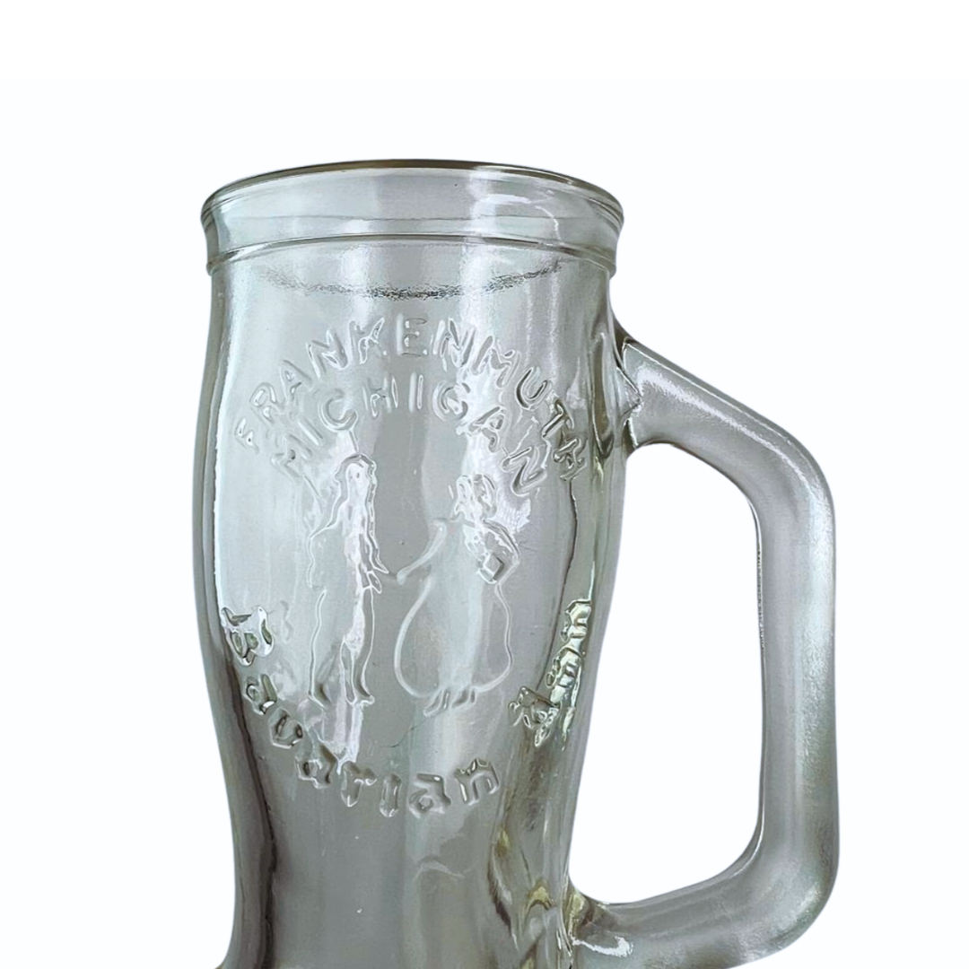 Vintage Clear Western Cowboy Boot Mug 12oz