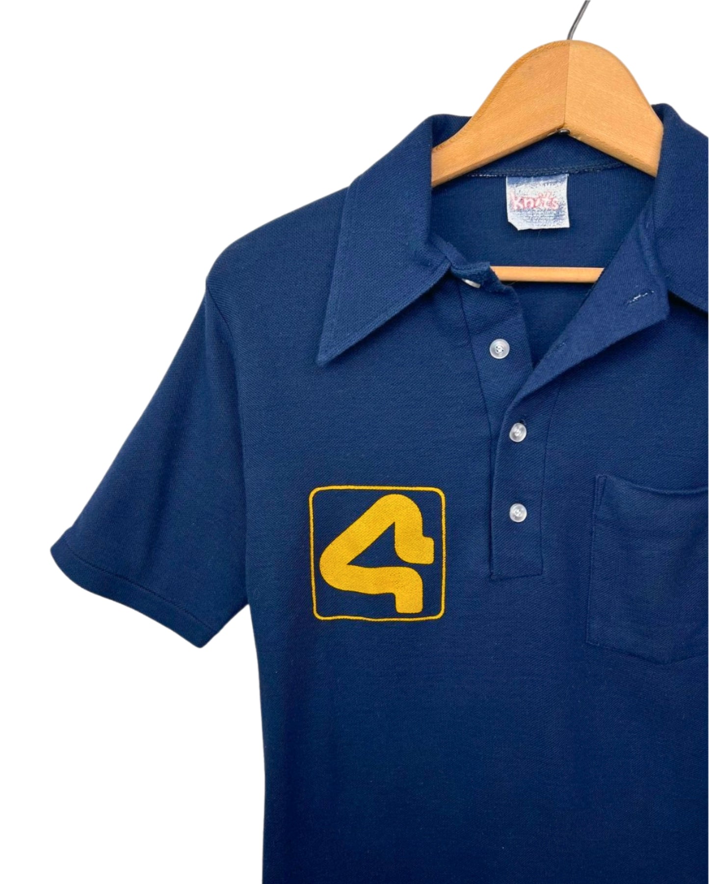 80’s 4 Four Pocket Polo Shirt Size S/M