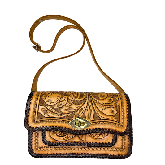 70’s Tooled Leather Purse
