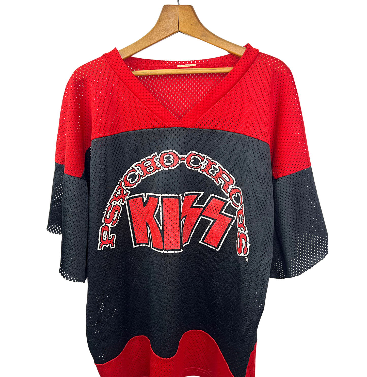 90’s KISS Psycho Circus #1 Concert Mesh Hockey Jersey
