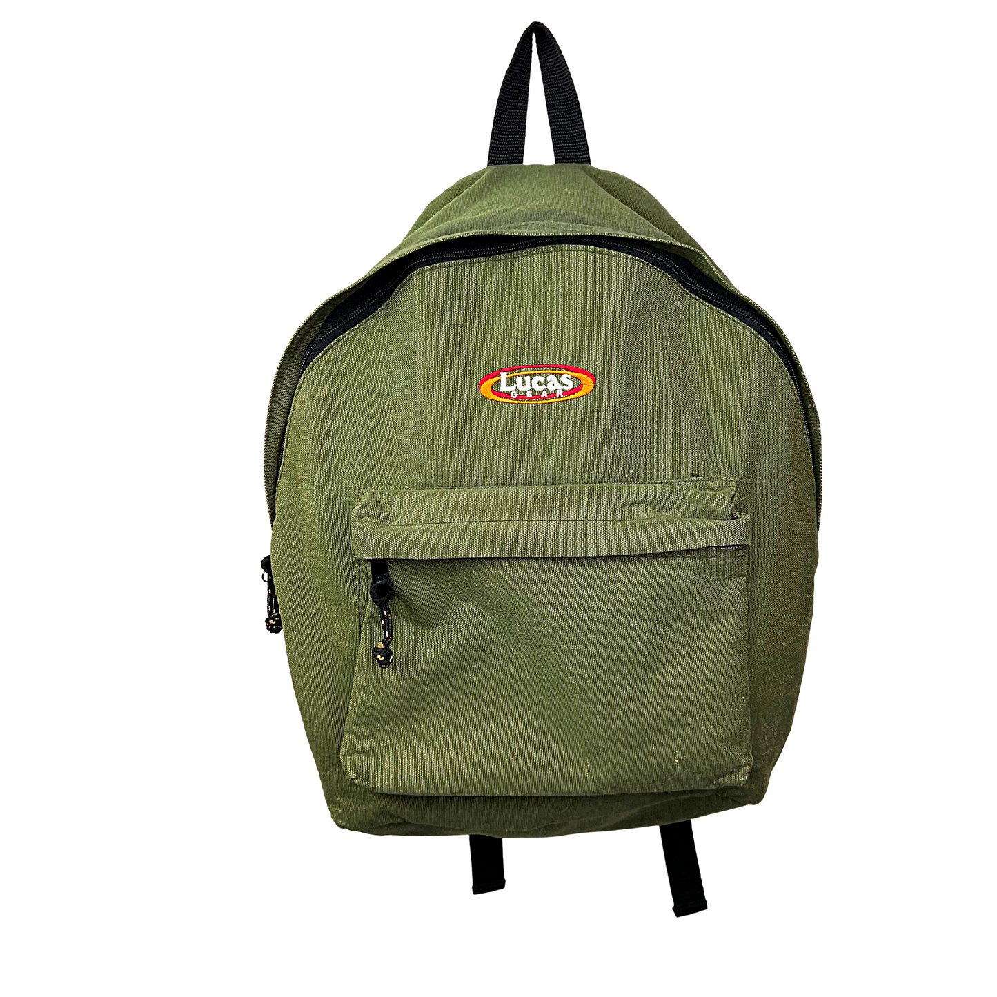90’s Grunge Green Lucas Gear Canvas Backpack
