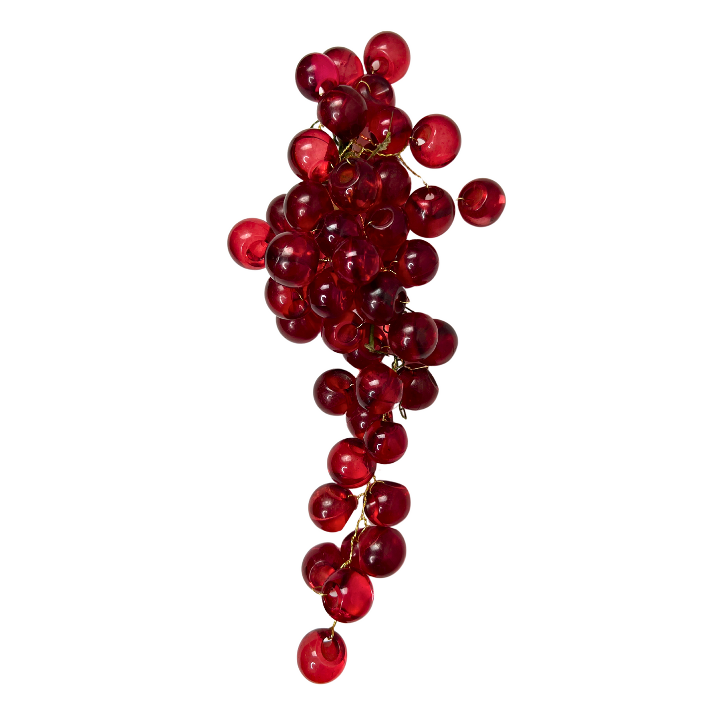 90’s Glass Grapes Large Ceramic Fruit