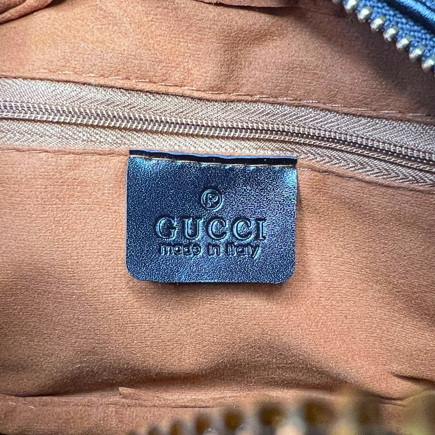 GUCCI Designer Marmont Black Calfskin Waist Bag