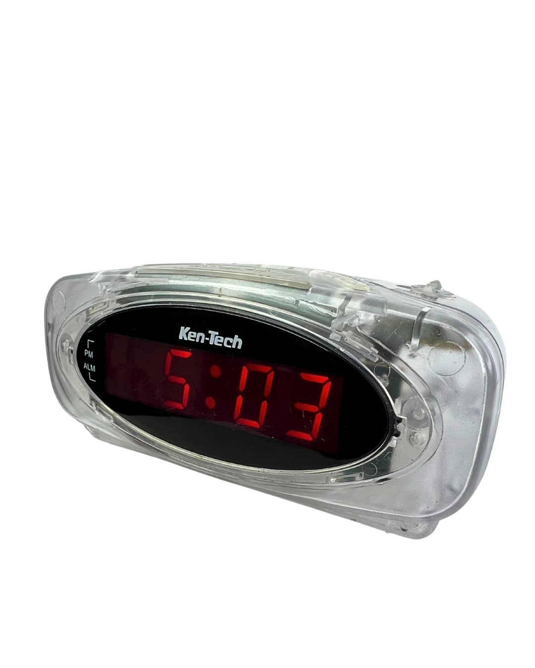80’s Clear Transparent Ken-Tech Digital Alarm Clock