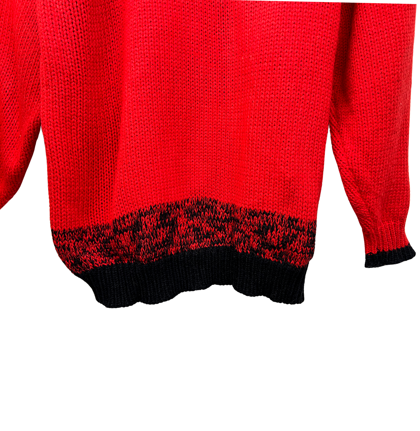 90’s Dapper Bunny Street Lamp Moonlit Novelty Sweater Size L/XL