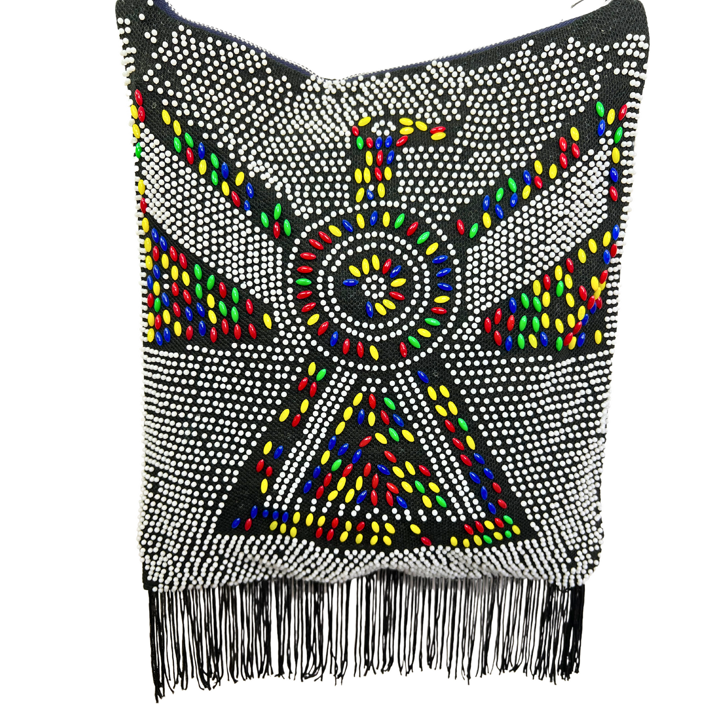 70’s Beaded Thunderbird Fringe Purse