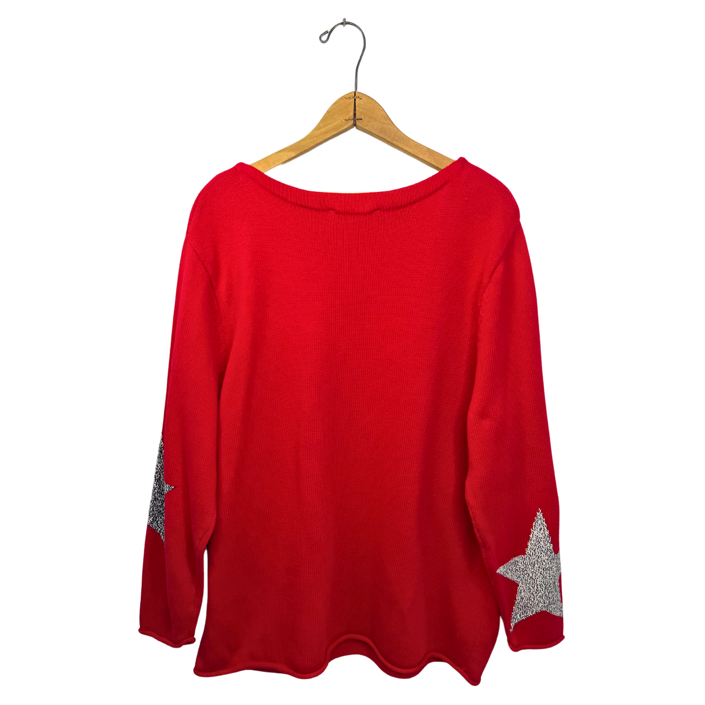 90's Stars Chunky Sweater Plus Size 2X