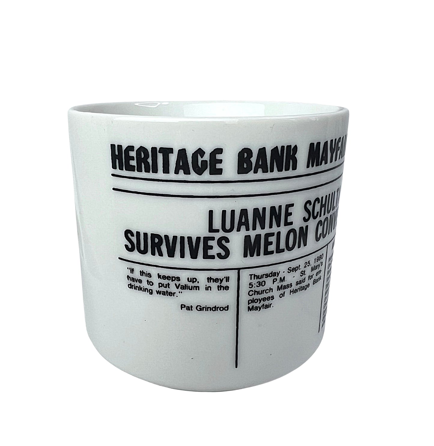 80s Funny Inside Joke Melon Incident Coffee Mug