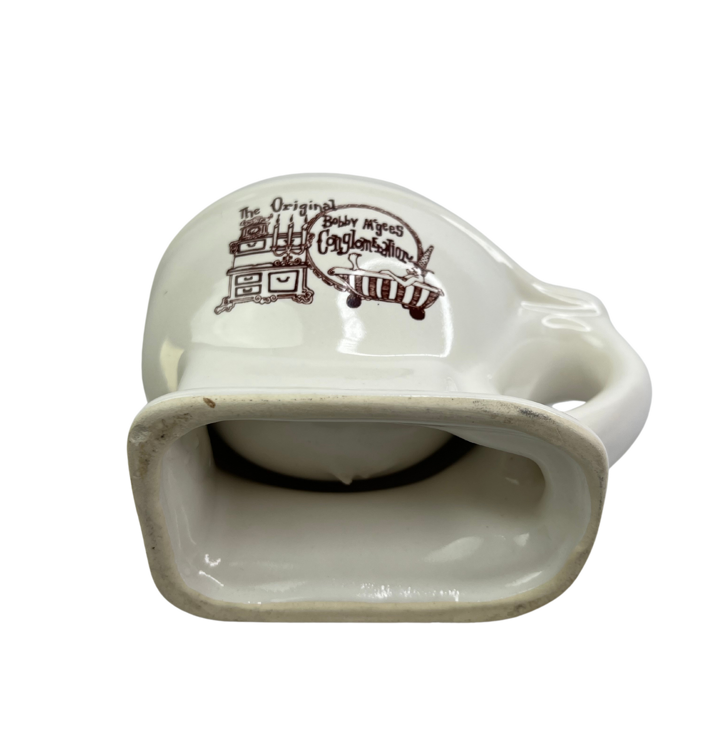 Vintage The Original Bobby McGees Conglomeration Miniature Toilet Coffee Mug