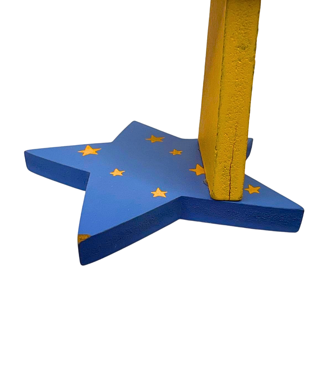 90s Moon Celestial Stars Wood Wall Hook