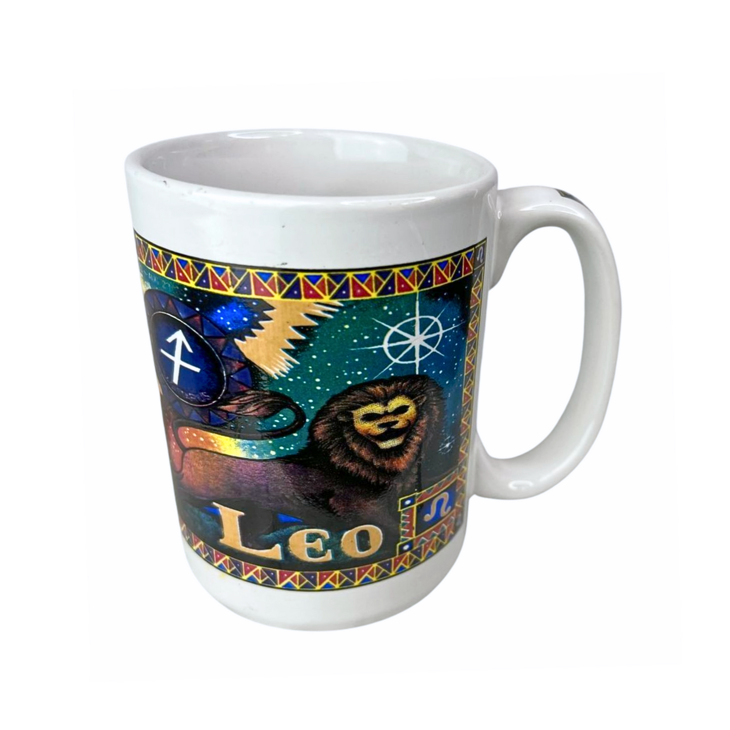 90’s LEO The Lion Horoscope Zodiac July 23- Aug 22 Sun Sign 12oz Coffee Mug