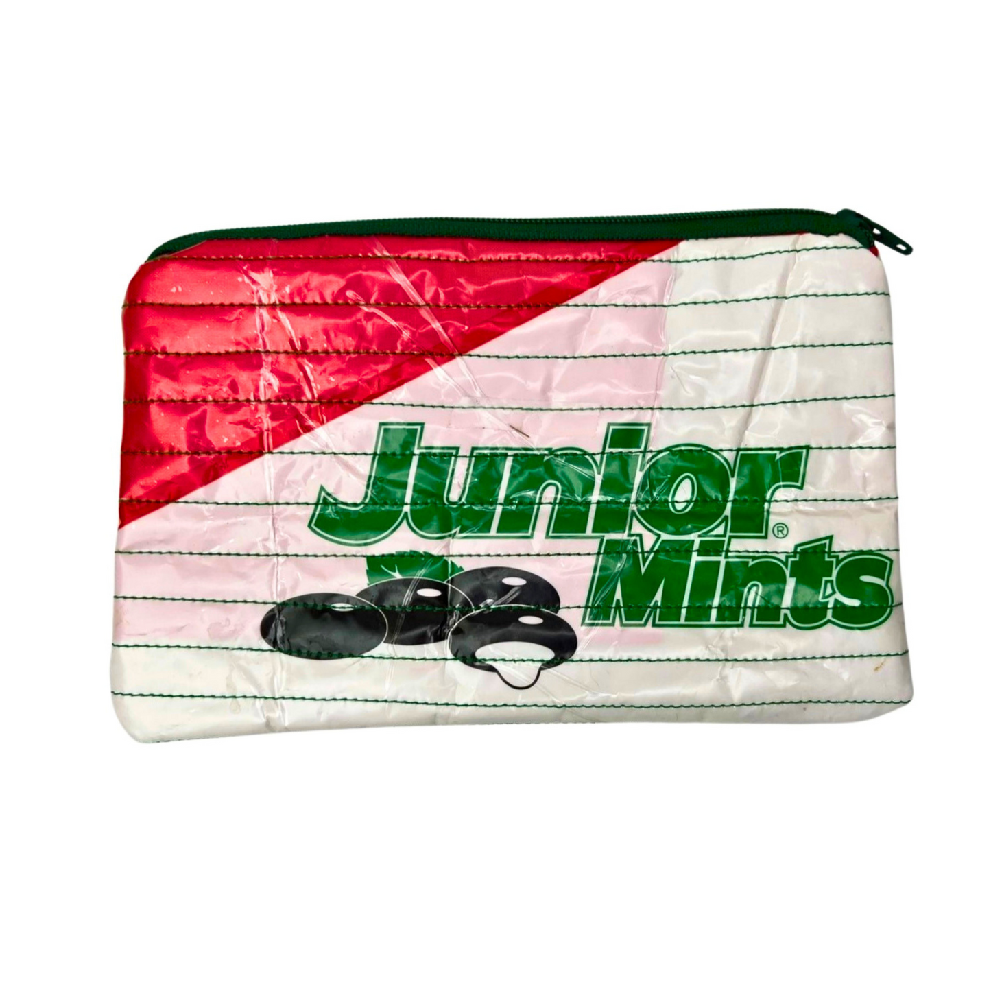 Junior Mints Candy Zipper Pouch Cosmetic Travel Case