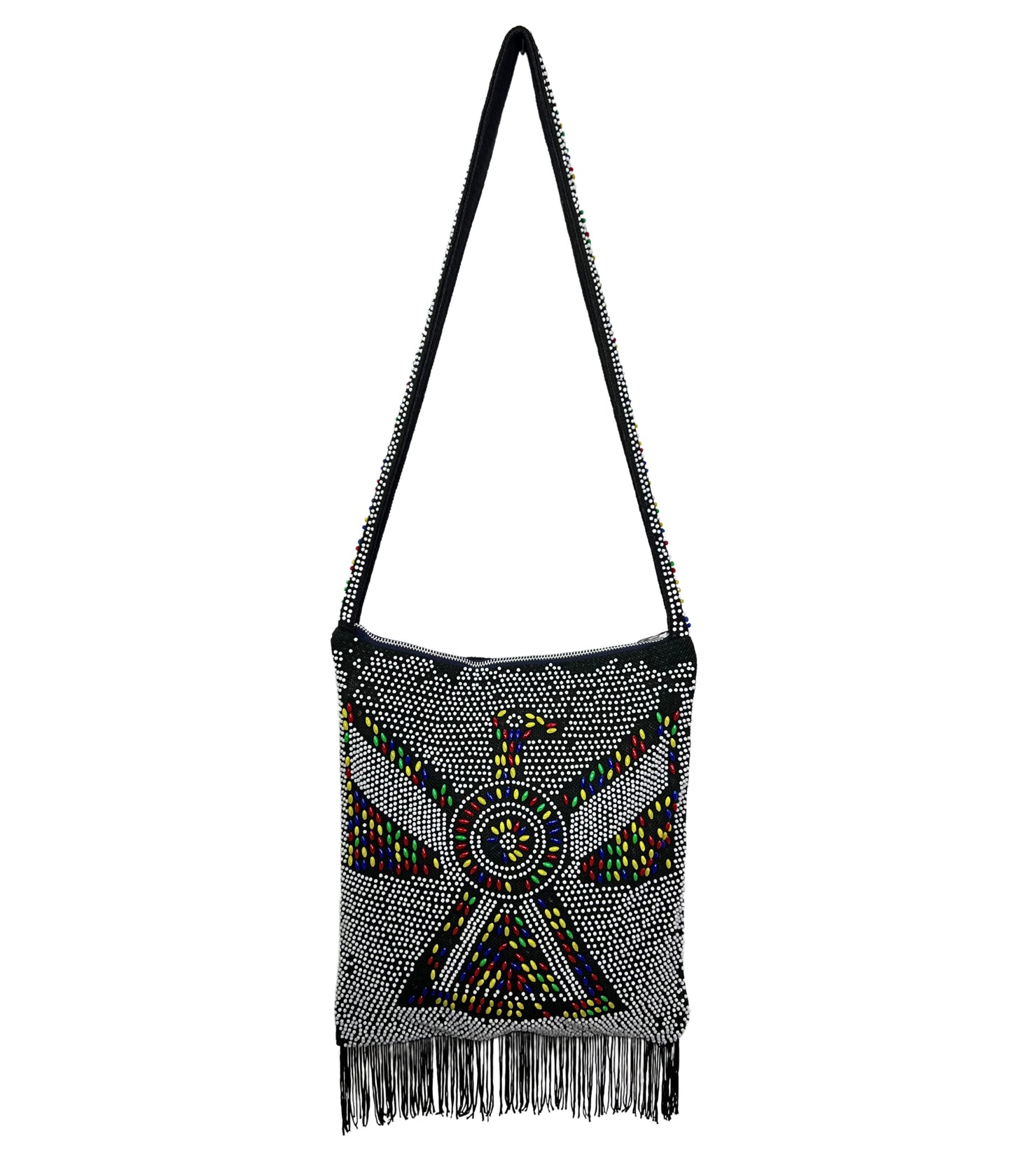 70’s Beaded Thunderbird Fringe Purse