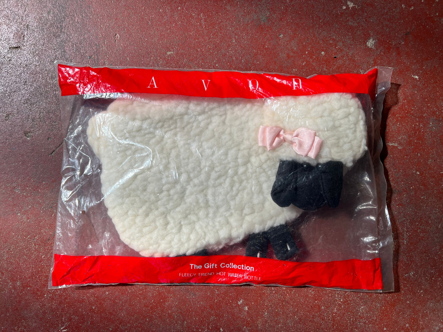 80’s Avon Plush Fleece Lamb Hot Water Bottle