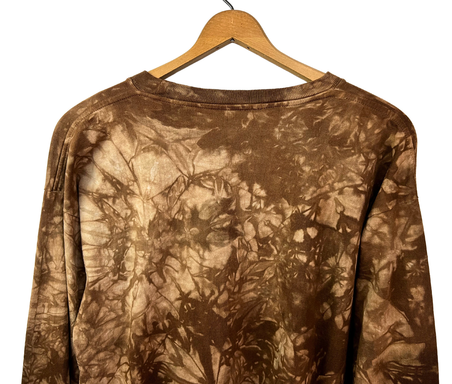 90's Whitetail Deer Tie Dye Long Sleeve Tee Size Large