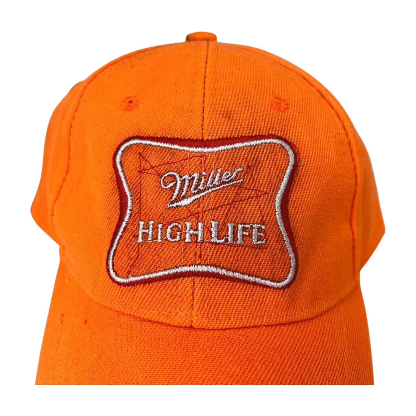 90s Miller High Life Orange Beer Hat