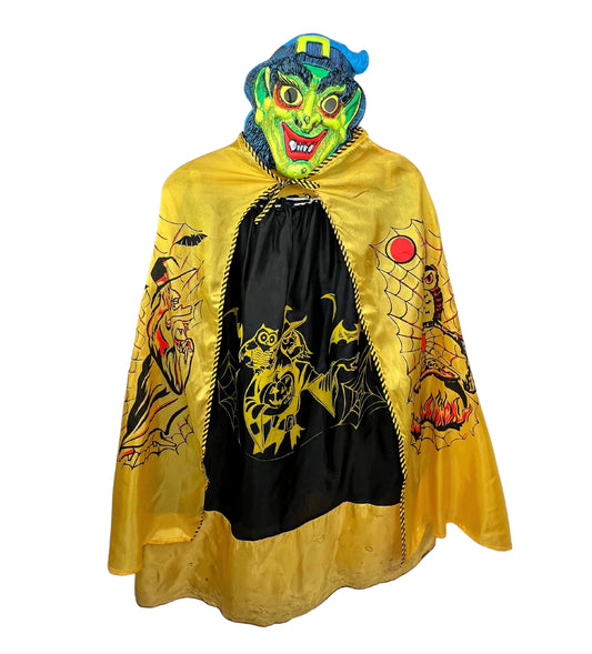 50s Halco Masquerade Witch Costume 3 pc Set