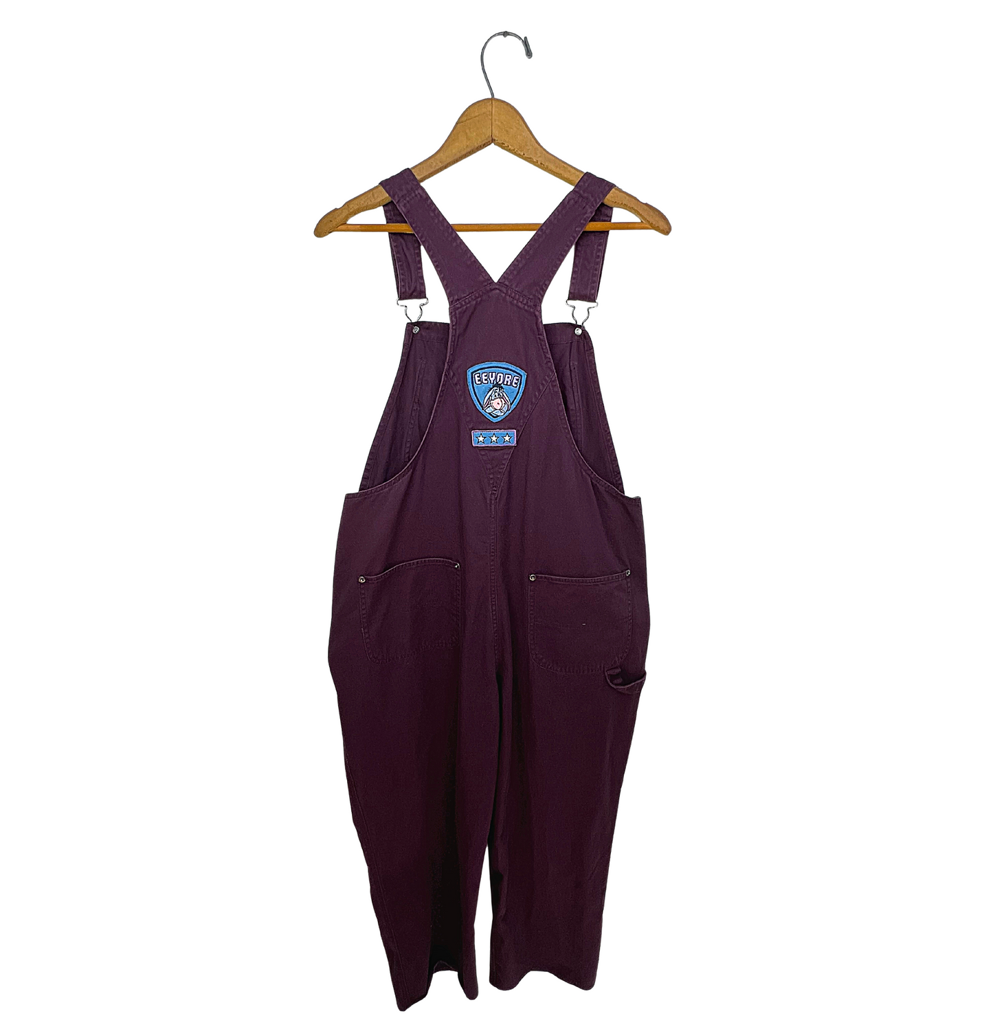 90’s Disney Eeyore Winnie the Pooh Overalls Size Large