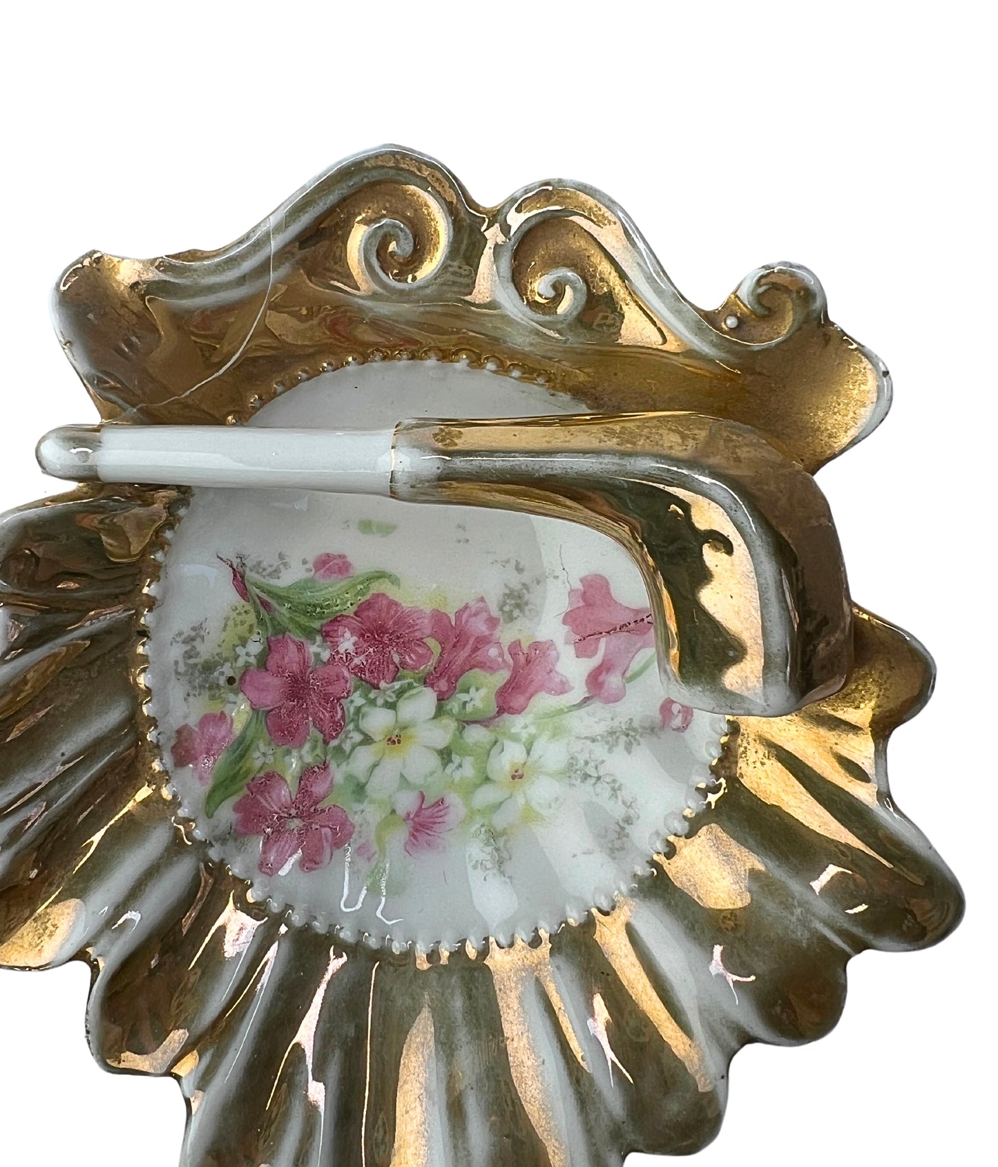 50’s Gold German Porcelain Ashtray
