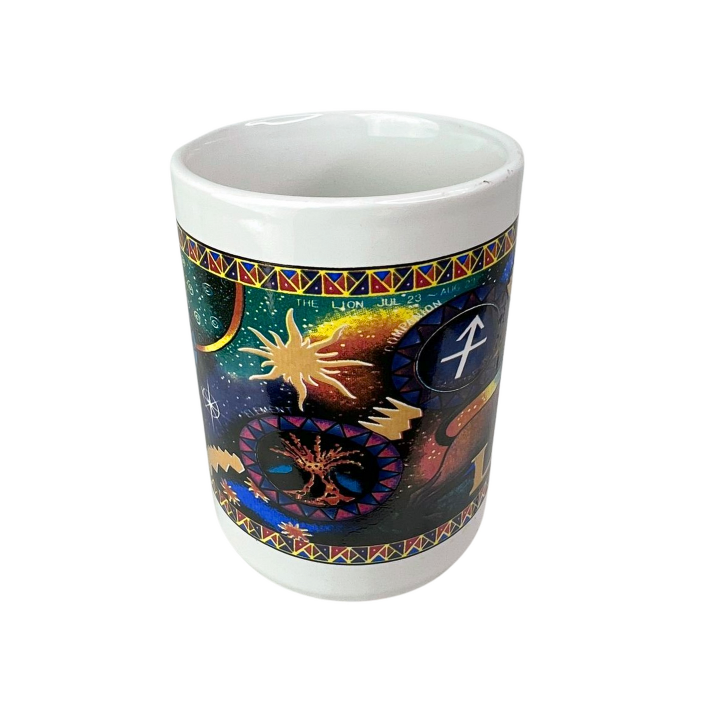 90’s LEO The Lion Horoscope Zodiac July 23- Aug 22 Sun Sign 12oz Coffee Mug