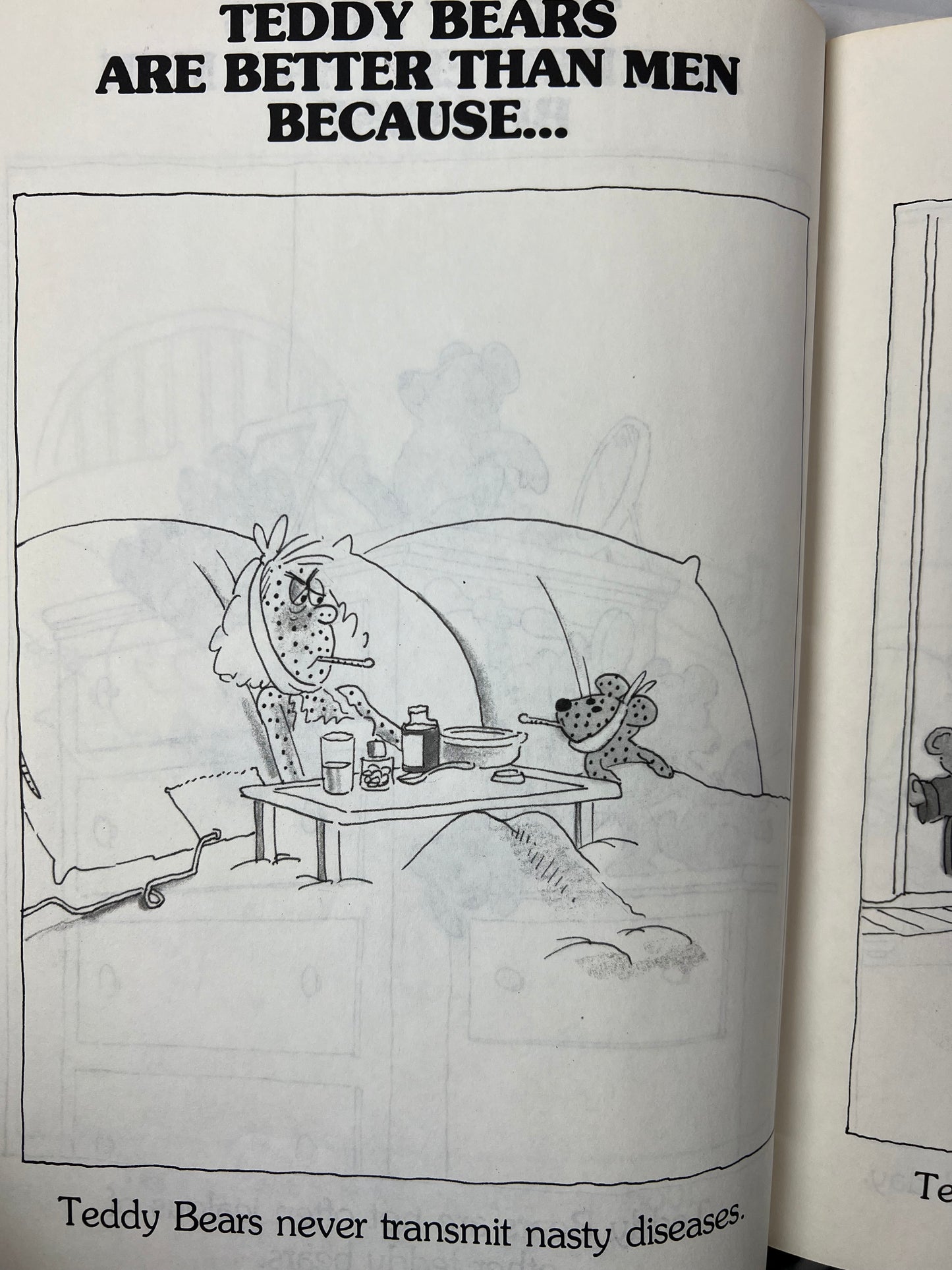 1988 Teddy Bears are Better than Men Because….Funny Satire Book