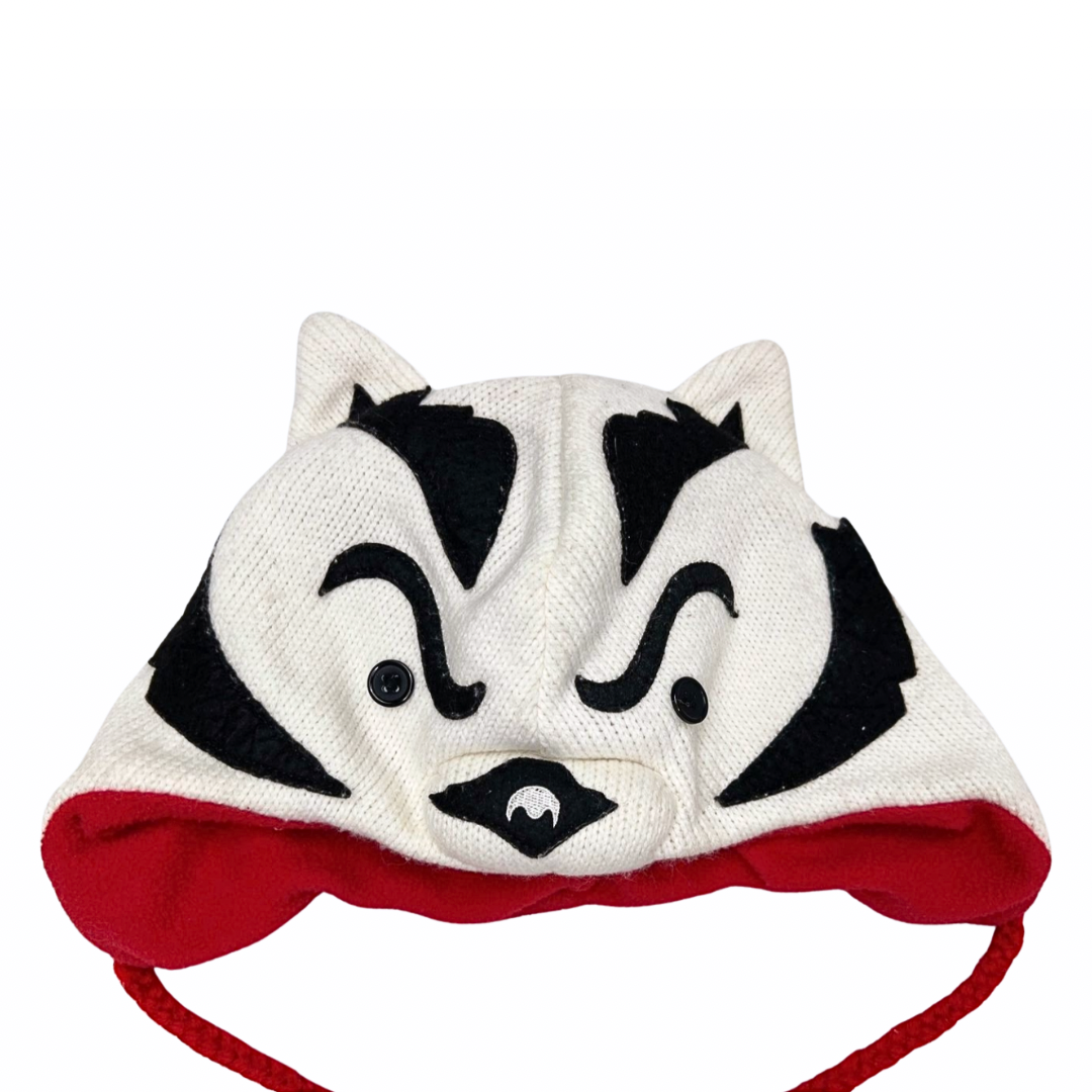 Wisconsin Badgers Bucky Badger Zoozatz Ear Flap Hat
