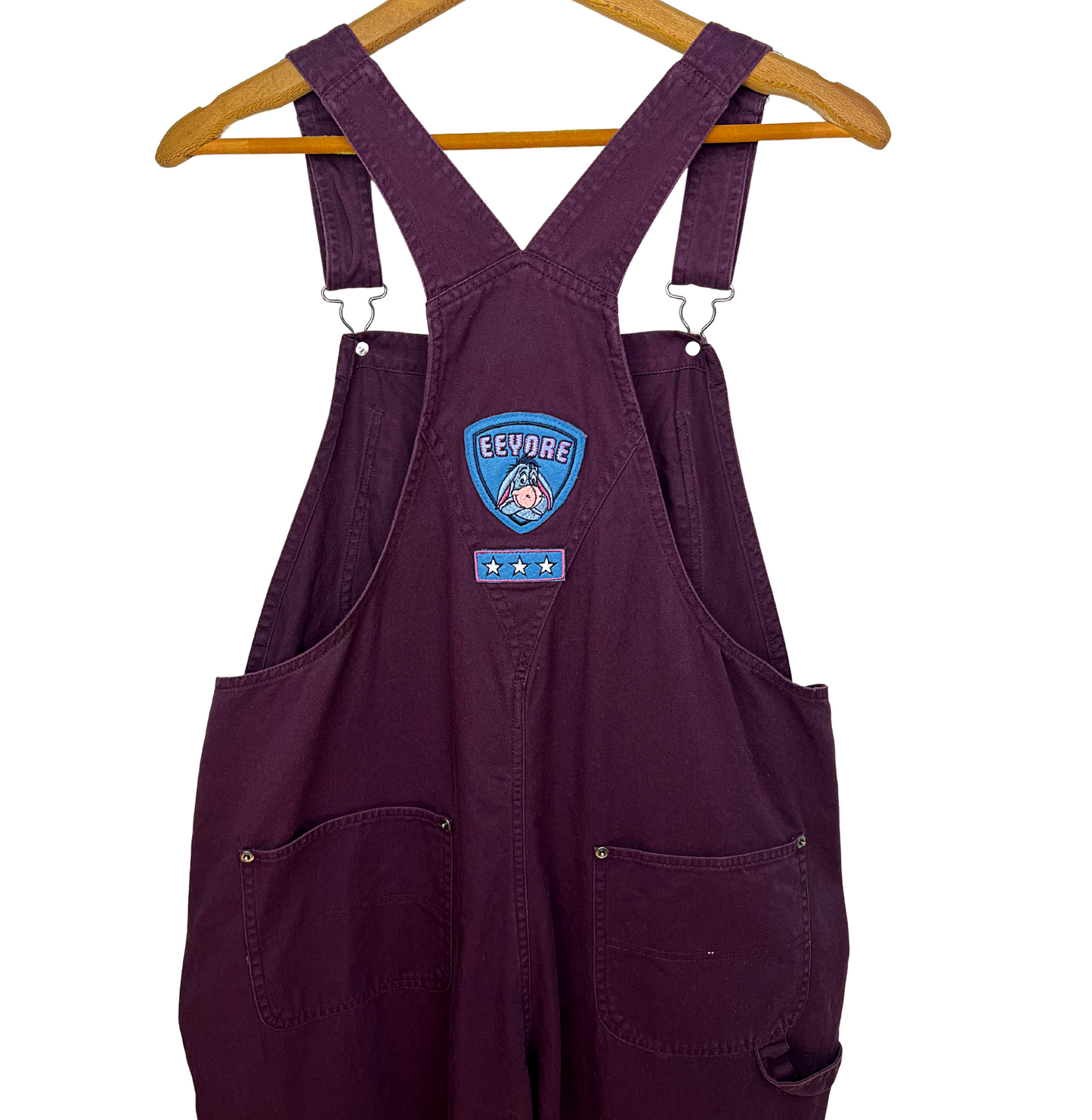 90’s Disney Eeyore Winnie the Pooh Overalls Size Large