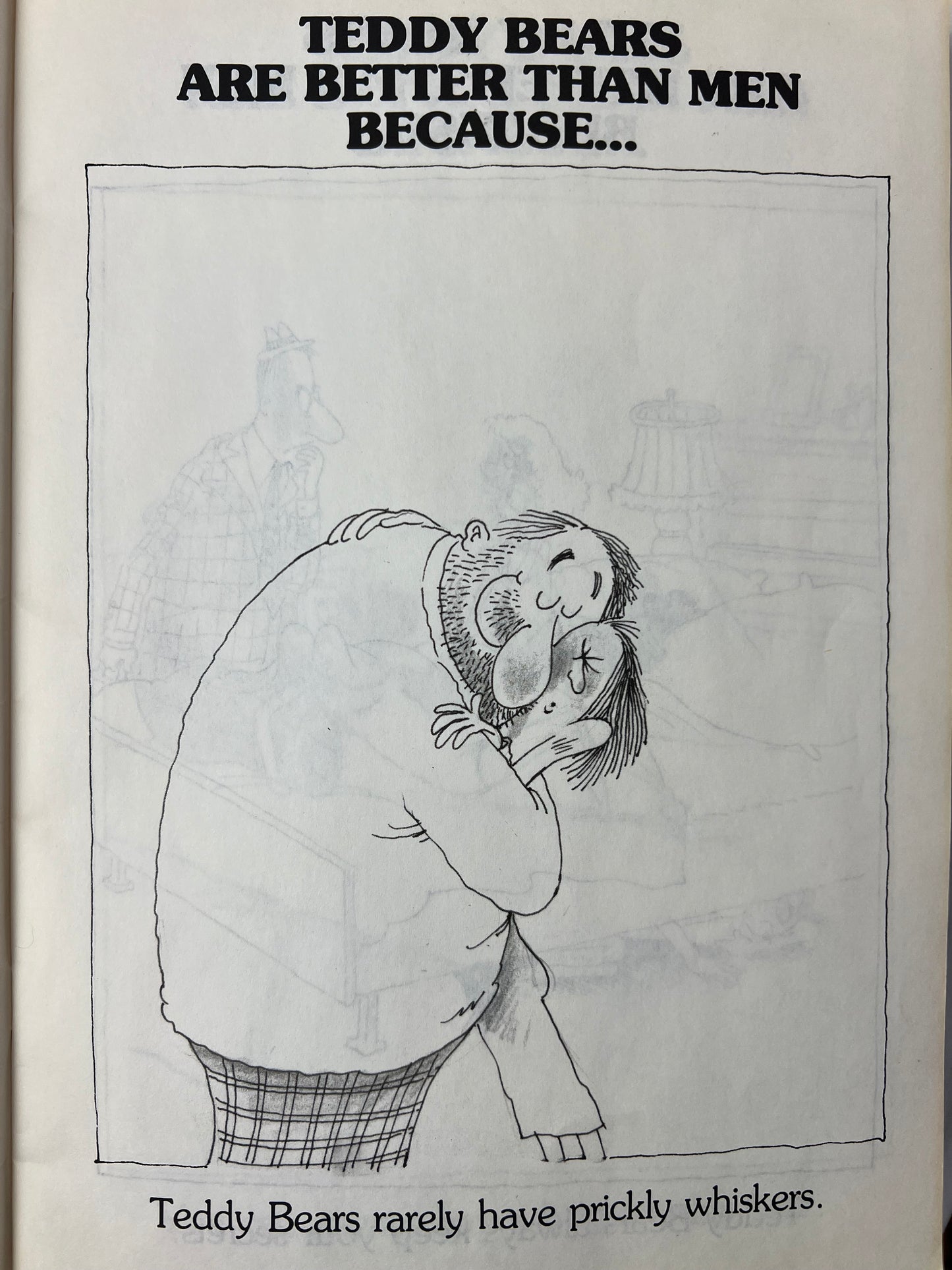 1988 Teddy Bears are Better than Men Because….Funny Satire Book