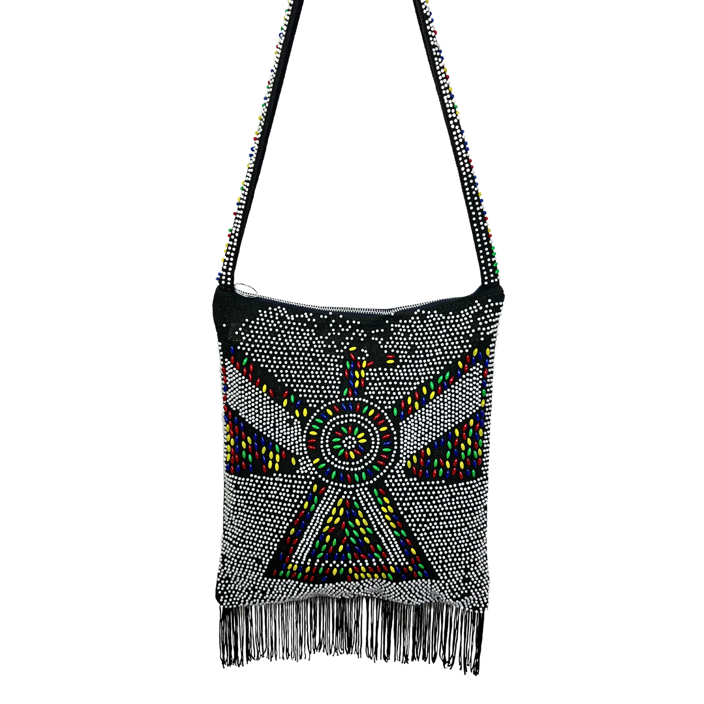 70’s Beaded Thunderbird Fringe Purse