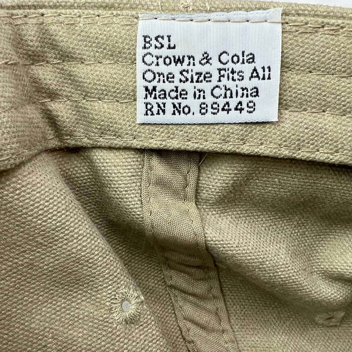90s Crown & Cola Strapback Hat