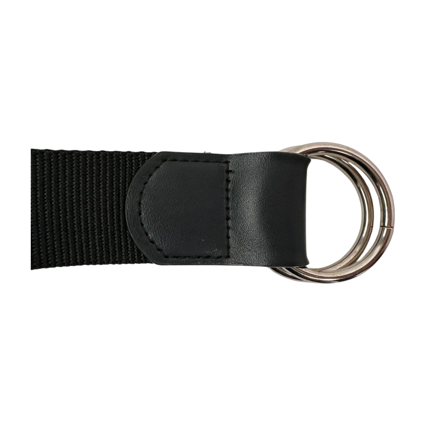 00s Y2K Daisy Print Canvas Circle Belt