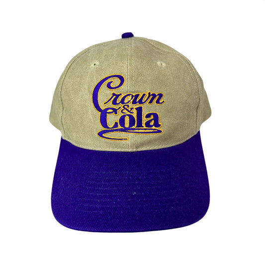 90s Crown & Cola Strapback Hat