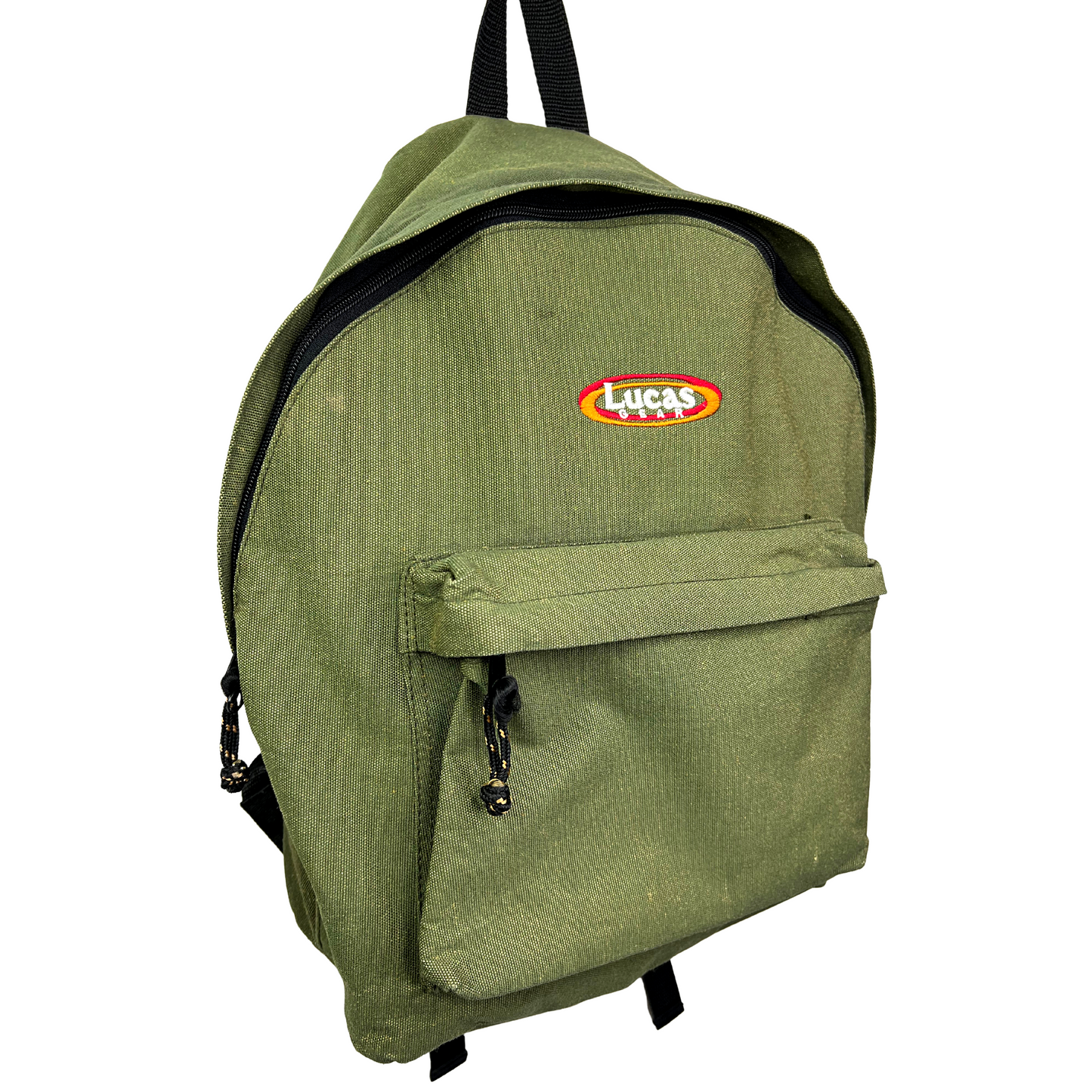 90’s Grunge Green Lucas Gear Canvas Backpack