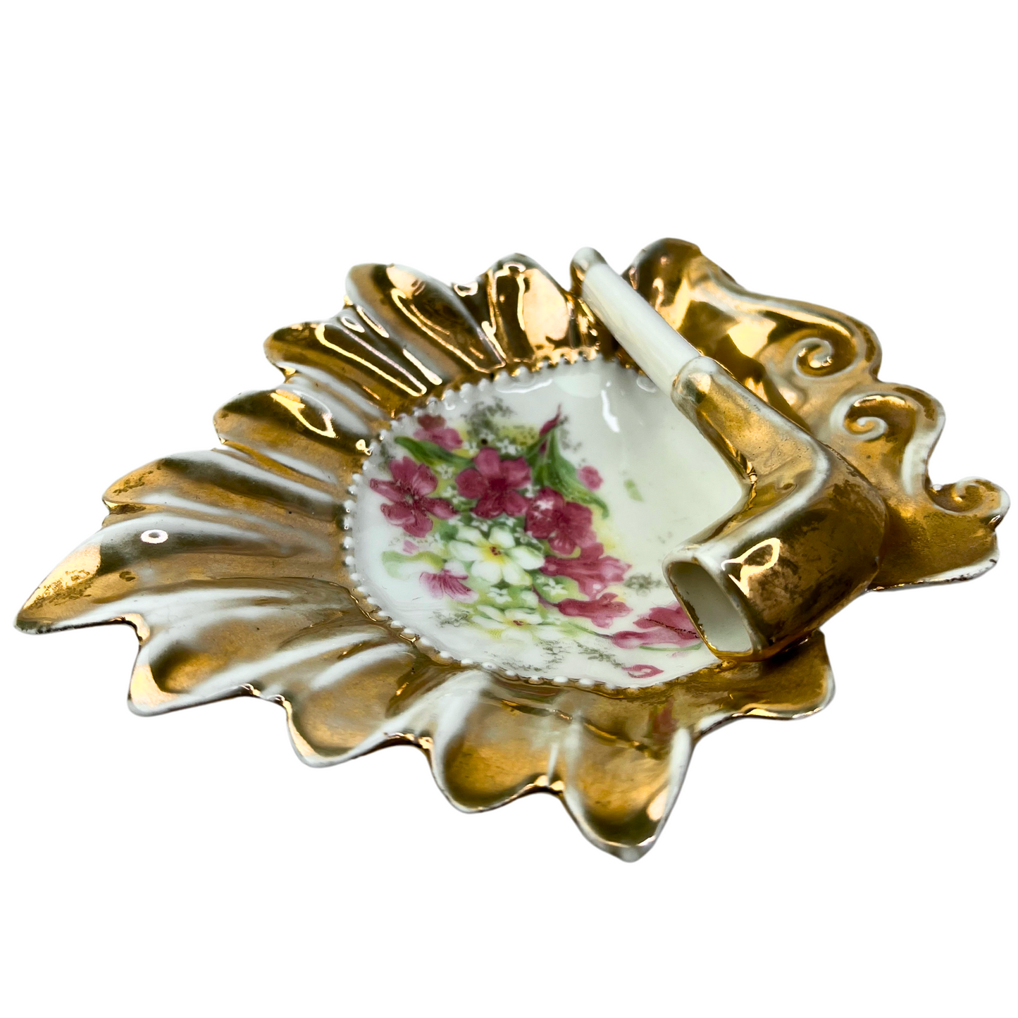 50’s Gold German Porcelain Ashtray