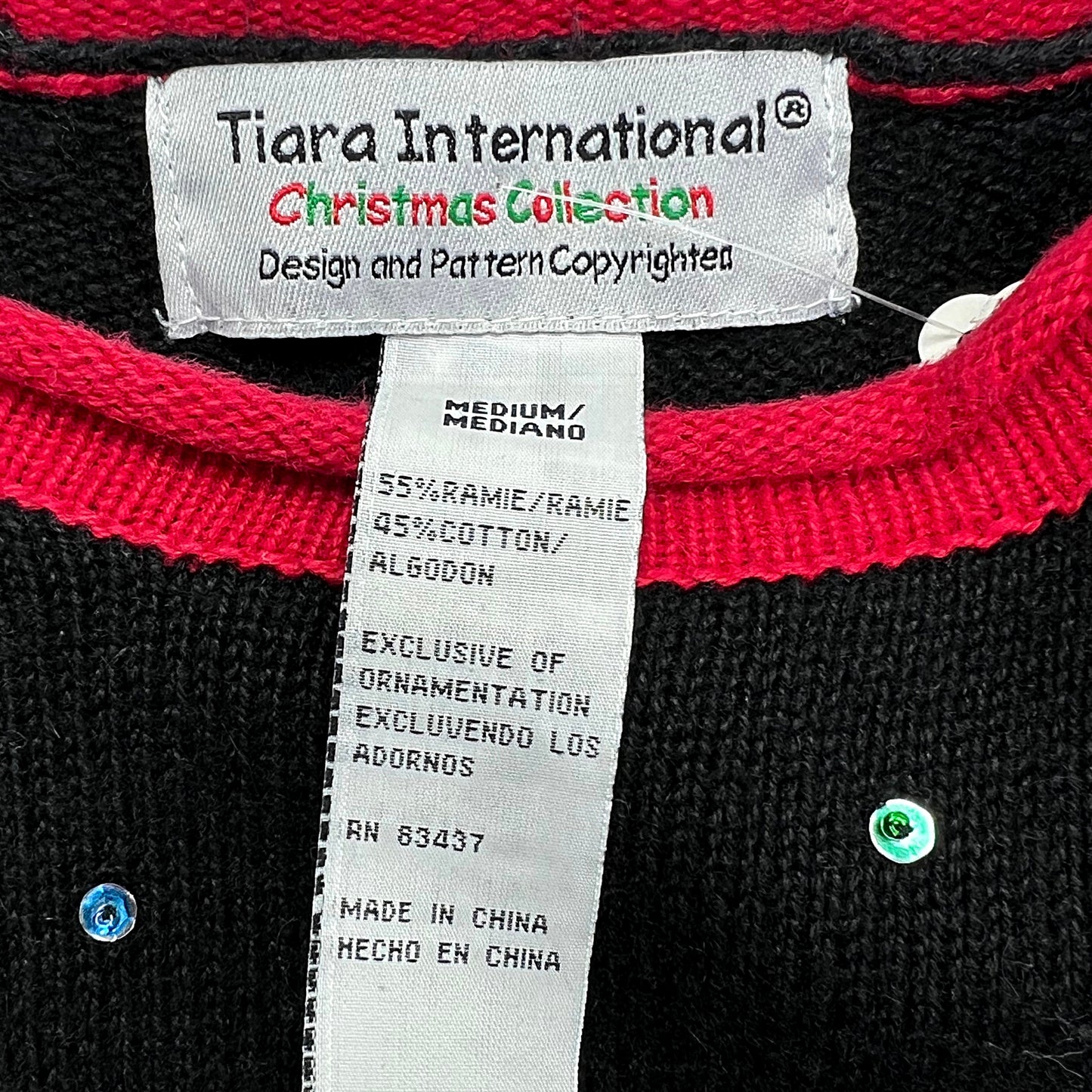 90’s Reindeer Holiday Sweater Size S/M