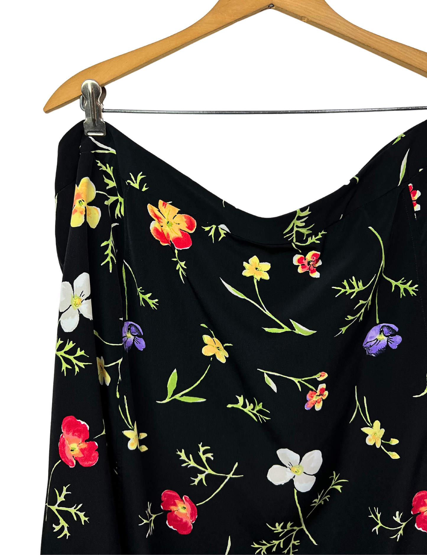 90’s Plus Size Floral Circle Skirt Size 24W