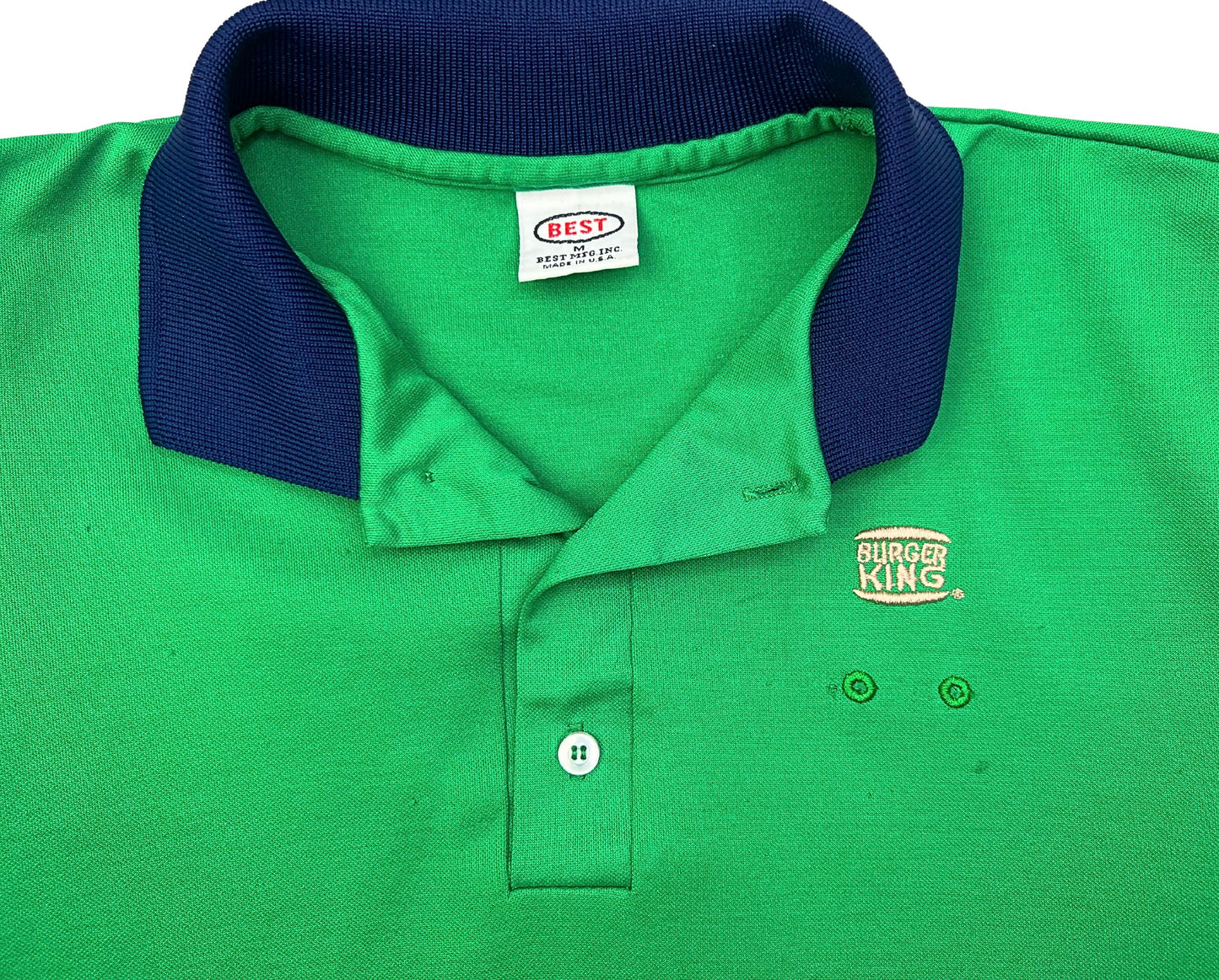 90’s Burger King Uniform Employee Polo Size M
