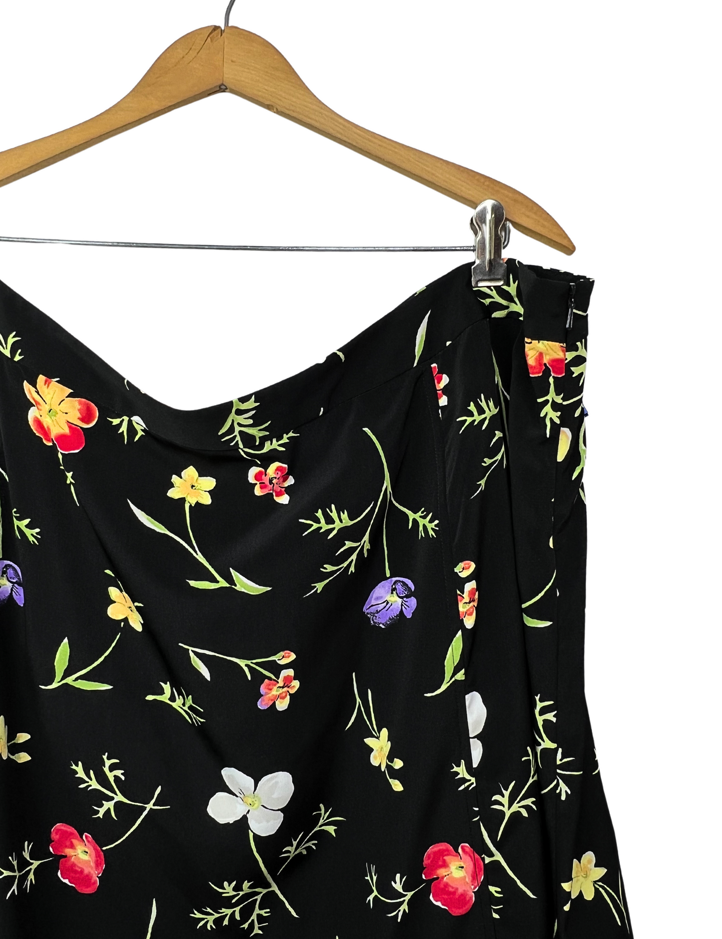 90’s Plus Size Floral Circle Skirt Size 24W