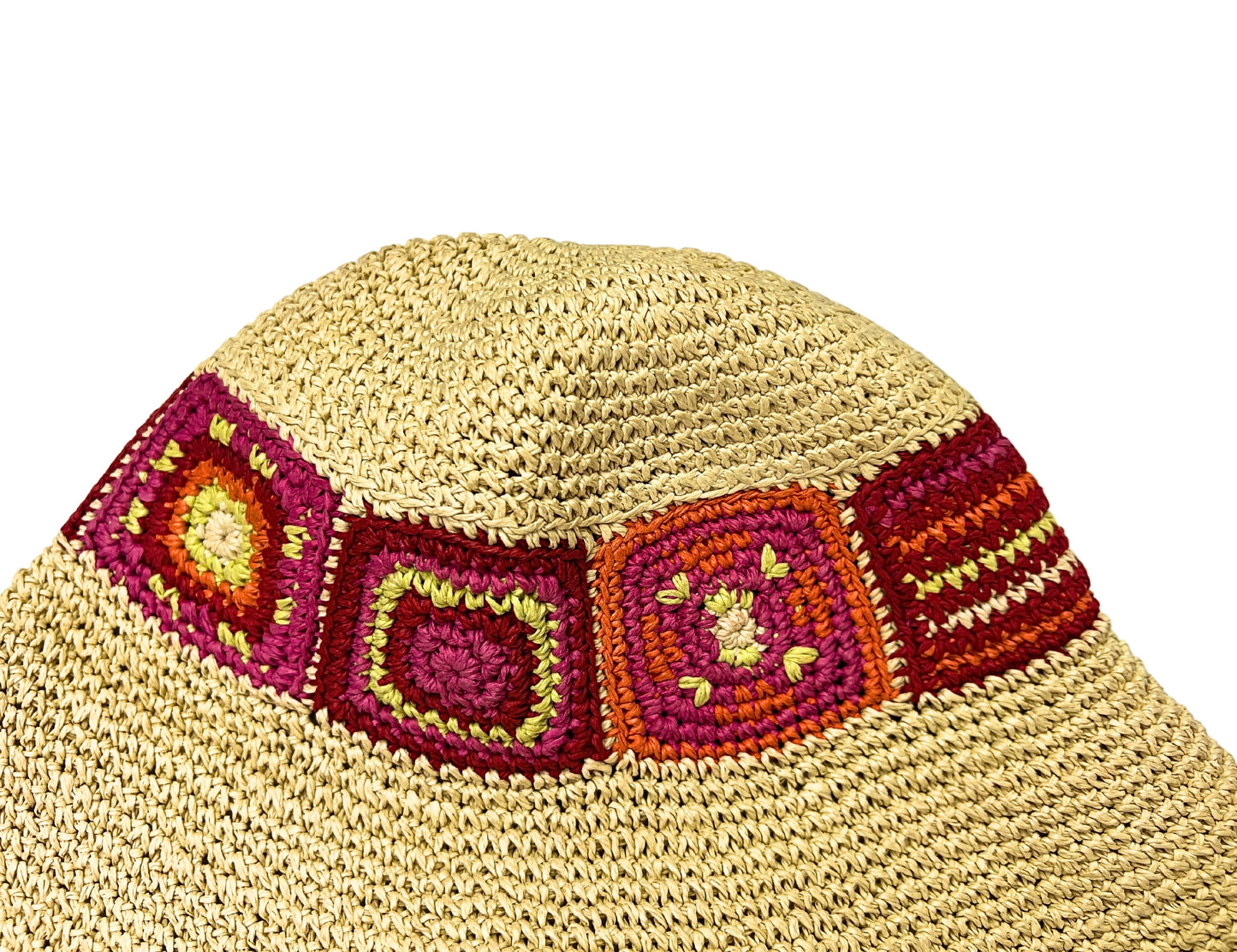 90’s Straw Floppy Beach Hat